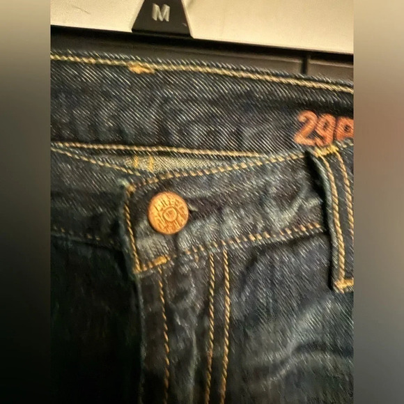 J. Crew womens Hipslung jeans dark wash Made in USA Size 29 with 32”inseam - Picture 2 of 8